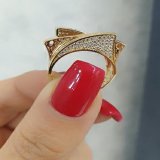 14 Ayar Altın Üç renk yüzük